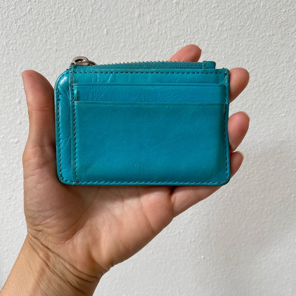 Turquoise HOBO Card Case/Wallet